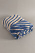 Picture of Koza Home Twin Blanket Soft Cotton Single Blanket Coffee Blue 150 x 200 5033A Single