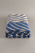 Picture of Koza Home Twin Blanket Soft Cotton Single Blanket Coffee Blue 150 x 200 5033A Single