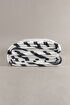 Picture of Koza Home Twin Blanket Soft Cotton Single Blanket Anthracite Cream 150 x 200 5034A Single