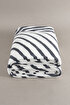 Picture of Koza Home Twin Blanket Soft Cotton Single Blanket Anthracite Cream 150 x 200 5034A Single