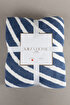 Picture of Koza Home Twin Blanket Soft Cotton Double Blanket Blue Cream 200 x 220 5035A Double
