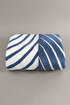 Picture of Koza Home Twin Blanket Soft Cotton Double Blanket Blue Cream 200 x 220 5035A Double