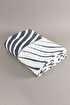 Picture of Koza Home Twin Blanket Soft Cotton Double Blanket Anthracite Cream 200 x 220 5038A Double
