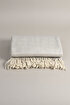 Picture of Koza Home Suez Grey White Color Wool Tv Blanket 91247 130x170 cm Single
