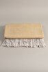 Picture of Koza Home Suez Mustard White Color Wool Single Blanket 91251 150x200 cm Single
