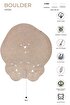 Picture of Koza Carpet Boulder Hand Knitted Round Beige Cotton Washable Carpet Rug Balcony Terrace Living Room Corridor Carpet Wicker Carpet 69585 120 x 180