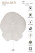 Picture of Koza Rug Boulder Hand Knitted Round White Cotton Washable Carpet Rug Balcony Terrace Living Room Corridor Carpet Wicker Carpet 69586 160 x 230
