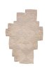 Picture of Koza Carpet Boulder Hand Knitted Square Beige Cotton Washable Carpet Rug Balcony Terrace Living Room Corridor Carpet Wicker Carpet 69588 120 x 180