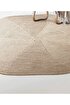 Picture of Koza Carpet Boulder Hand Knitted Hexagon Beige Washable Carpet Rug Balcony Terrace Living Room Corridor Carpet Cotton Straw Carpet 69591 120 x 120