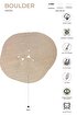 Picture of Koza Carpet Boulder Hand Knitted Ellipse Beige Cotton Washable Carpet Rug Balcony Terrace Living Room Corridor Carpet Wicker Carpet 69594 120 x 180