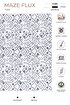 Picture of Koza Halı Maze Flux Anthracite Patterned Plush Carpet 7450 80 x 150