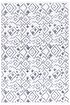 Picture of Koza Halı Maze Flux Anthracite Patterned Plush Carpet 7450 80 x 150