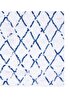 Picture of Koza Halı Maze Tile Navy Patterned Plush Carpet 7452 80 x 150