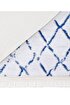 Picture of Koza Halı Maze Tile Navy Patterned Plush Carpet 7452 80 x 150