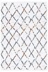 Picture of Koza Halı Maze Tile Earth Patterned Plush Carpet 7453 80 x 150
