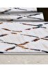 Picture of Koza Halı Maze Tile Earth Patterned Plush Carpet 7453 80 x 150