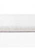 Picture of Koza Halı Maze Plain White Non-Slip Based Plush Carpet 19877 80 x 150