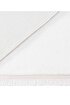 Picture of Koza Halı Maze Plain White Non-Slip Based Plush Carpet 19877 80 x 150