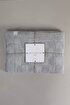 Picture of Koza Home Plaid Gray Single Blanket 160x220 15006 Single