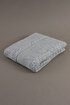 Picture of Koza Home Trenza Gray Double Blanket 200x220 15030 Double