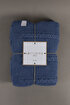 Picture of Koza Home Trenza Indigo Double Blanket 200x220 15040 Double