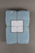 Picture of Koza Home Trenza Blue Double Blanket 200x220 15045 Double