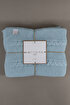Picture of Koza Home Trenza Blue Single Blanket 160x220 15046 Single