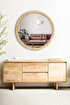 Koza Home Meander El Yapımı Rattan Yuvarlak Dekoratif Ayna 80cm 8905 80 resmi
