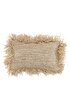 Koza Home Meander El Yapımı Dekoratif Rafya Kırlent Kılıfı 30x50cm 8930 30 x 50 resmi