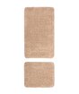 Koza Home Segura Peluş Bej Kaydırmaz Taban 2'li Banyo Paspası 60 x 100 - 50 x 60 60 x 100. ürün görseli
