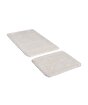 Koza Home Segura Peluş Krem Kaydırmaz Taban 2'li Banyo Paspası 60 x 100 - 50 x 60 60 x 100. ürün görseli