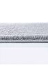 Picture of Koza Halı Maze Plain Gray Non-Slip Based Plush Carpet 19876 50 x 80