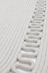 Picture of Koza Home Cesta American Service Handmade Cotton Cream Jute Knitted Decorative Runner 37x136cm 9686 37 x 136