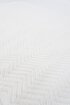 Picture of Koza Home Tilos Jacquard Foot Towel White 60x90 2225 60 x 90