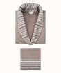 Picture of Koza Home Limira Set of 2 Mink Cotton 1 Bathrobe L-XL 1 Dowry Towel 50x90 2233 L-XL