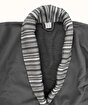 Picture of Koza Home Limira 2 Piece Set Anthracite Cotton 1 Bathrobe L-XL 1 Dowry Towel 50x90 2234 L-XL