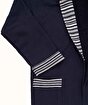 Picture of Koza Home Limira Set of 2 Navy Blue Cotton 1 Bathrobe L-XL 1 Dowry Towel 50x90 2236 L-XL