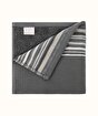 Picture of Koza Home Limira Set of 4 Anthracite Cotton 2 Bathrobes (1 SM)-(1 L-XL) 2 Dowry Towels 50x90 2239 SML-XL