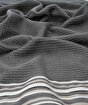 Picture of Koza Home Limira Set of 4 Anthracite Cotton 2 Bathrobes (1 SM)-(1 L-XL) 2 Dowry Towels 50x90 2239 SML-XL