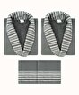 Picture of Koza Home Limira Set of 4 Green Cotton 2 Bathrobes (1 SM)-(1 L-XL) 2 Dowry Towels 50x90 2240 SML-XL