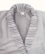 Picture of Koza Home Limira Set of 4 Gray Cotton 2 Bathrobes (1 SM)-(1 L-XL) 2 Dowry Towels 50x90 2242 SML-XL