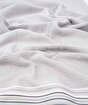 Picture of Koza Home Limira Set of 4 Gray Cotton 2 Bathrobes (1 SM)-(1 L-XL) 2 Dowry Towels 50x90 2242 SML-XL