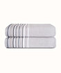 Picture of Koza Home Limira 2-Pack Gray Face Dowry Towel 50x90 2247 50 x 90