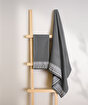 Picture of Koza Home Limira 2-Piece Anthracite Dowry Towel Set 50x90-70x140 2254 50 x 90 - 70 x 140