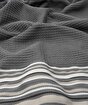 Picture of Koza Home Limira 2-Piece Anthracite Dowry Towel Set 50x90-70x140 2254 50 x 90 - 70 x 140