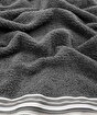 Picture of Koza Home Limira 2-Piece Anthracite Dowry Towel Set 50x90-70x140 2254 50 x 90 - 70 x 140