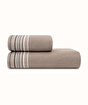 Picture of Koza Home Limira 2 Piece Mink Dowry Towel Set 50x90-90x150 2258 50 x 90 - 90 x 150