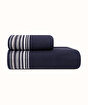 Picture of Koza Home Limira 2-Piece Navy Blue Dowry Towel Set 50x90-90x150 2261 50 x 90 - 90 x 150