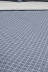 Picture of Koza Home Malea Navy Blue Double Bedspread 230x250 2 Pillow 50x70 5006 230 x 250
