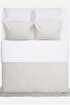 Picture of Koza Home Linda Cream Velvet Double Duvet Cover Set 200x220 4 Pillows 5007 200 x 220